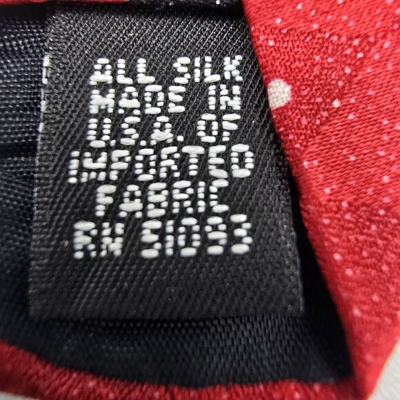 Vintage Hallmark Cool Yule Reindeer Christmas Holiday Silk Tie Vintage 57x 4 In - Picture 5 of 6